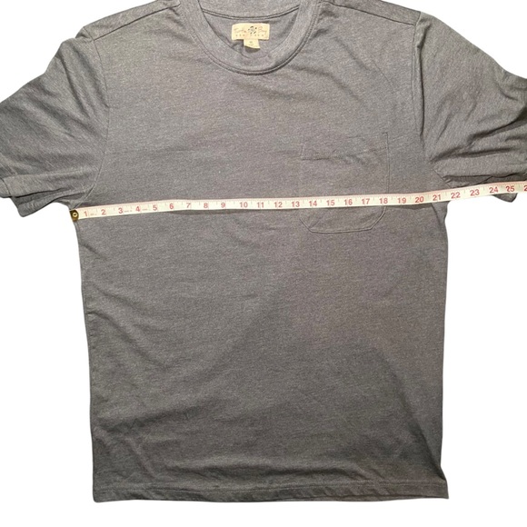 Men’s crewneck short‎ sleeve shirt chest pocket cotton blend - Picture 5 of 5